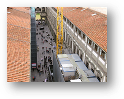 Uffizi Gallery Walkway From Above